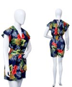 Adjustable Waist - Hawaiian Ladies Romper Prepack