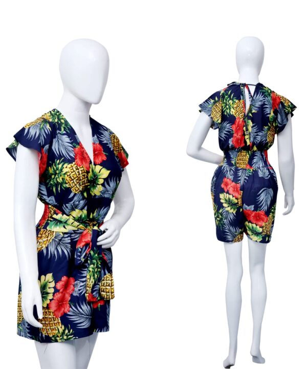 Adjustable Waist - Hawaiian Ladies Romper Prepack