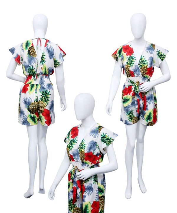 Adjustable Waist - Hawaiian Ladies Romper Prepack