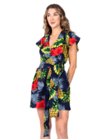 Adjustable Waist - Hawaiian Ladies Romper Prepack