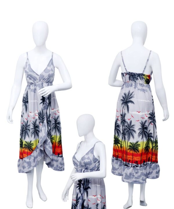 Adjustable Spaghetti Strap - High Low Ladies Hawaiian Dress Prepack