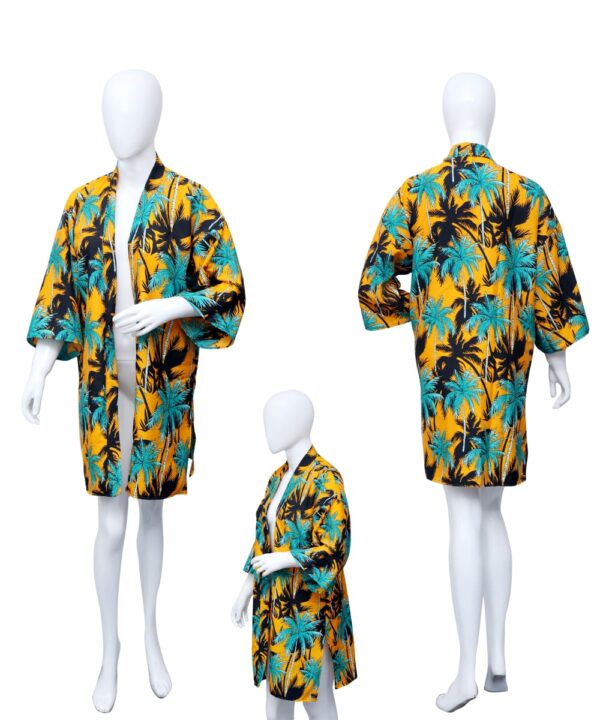 Short Kimono Robe (Beach Cover-up) - Ladies Hawaiian Prepack