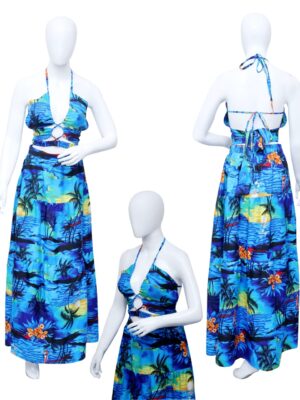 Adjustable Top and Long Skirt - Halter Set Hawaiian Dress Prepack