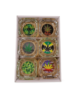 Glass Ashtray - "Weed Collection No.2"