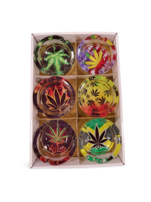 Glass Ashtray - "Weed Collection"