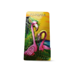 Florida 3D Magnet - "Flamingo at the Beach"