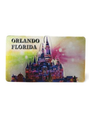 Florida 3D Magnet - "Florida Orlando Castle"