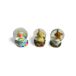 Polyresin Turtle Snow Globe with Florida - Light Orange, Light Yellow and Brown (Large Size)