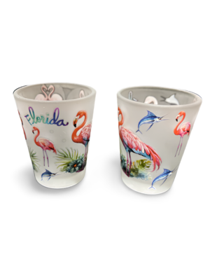 Florida Shot Glass - "Flamingo"