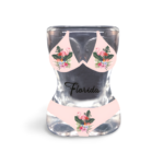 Florida Shot Glass - "Leaf & Flamingo"