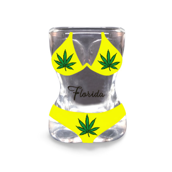 Florida Shot Glass - "Weed"