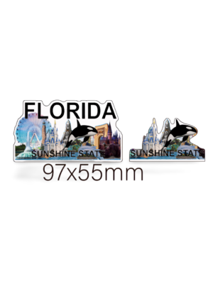 Florida 3D Magnet - "Sunshine State"