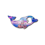 Florida Dolphin Magnet and Bottle Opener (Metal) - "Orlando Castle World"