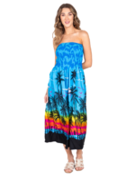 Two Function Smoking / Halter Ladies Hawaiian Dress Prepack