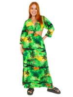 Adjustable Crop Top and Skirt - Maxi Set Hawaiian Dress Prepack
