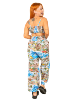 Adjustable Bra and Palazzo Pants Set Ladies Hawaiian Prepack