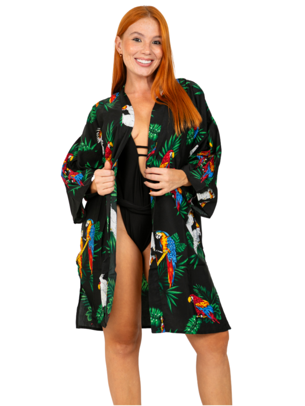 Kimono Robe (Beach Cover-up) - Ladies Hawaiian Dress Prepack