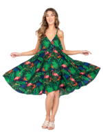 Cross Back Relaxed Ladies Hawaiian Dress Prepack