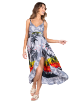 Adjustable Spaghetti Strap - High Low Ladies Hawaiian Dress Prepack