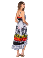 Adjustable Spaghetti Strap - High Low Ladies Hawaiian Dress Prepack