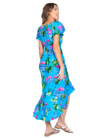Off-Shoulder High/Low Ladies Hawaiian Dress Prepack