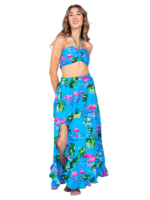 Adjustable Waist / Bra Skirt Halter Set Ladies Hawaiian Prepack