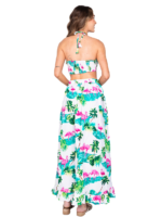 Adjustable Waist / Bra Skirt Halter Set Ladies Hawaiian Prepack