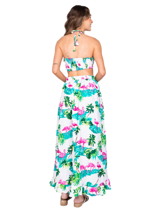 Adjustable Waist / Bra Skirt Halter Set Ladies Hawaiian Prepack
