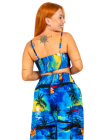 Adjustable Top and Waist Palazzo Set (Elastic) - Hawaiian Dress Prepack