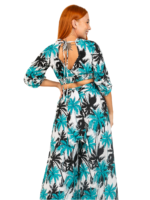 Adjustable Crop Top and Palazzo Pant Set Ladies Hawaiian Prepack