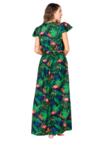 Adjustable Crop Top and Maxi Skirt Set Ladies Hawaiian Prepack