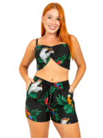 Adjustable Bra Short Set (Beach Cover-up) - Ladies Hawaiian Dress Prepack