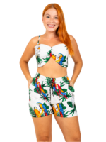 Adjustable Bra Short Set (Beach Cover-up) - Ladies Hawaiian Dress Prepack