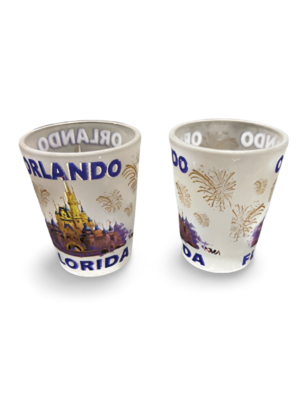 Florida Shot Glass - "Orlando Florida Castle"