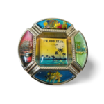 Florida Zinc Alloy Ashtray - "Sea Island"