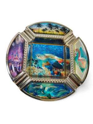 Florida Zinc Alloy Ashtray - "Sea Turtle"