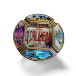 Florida Zinc Alloy Ashtray - "Orlando London"