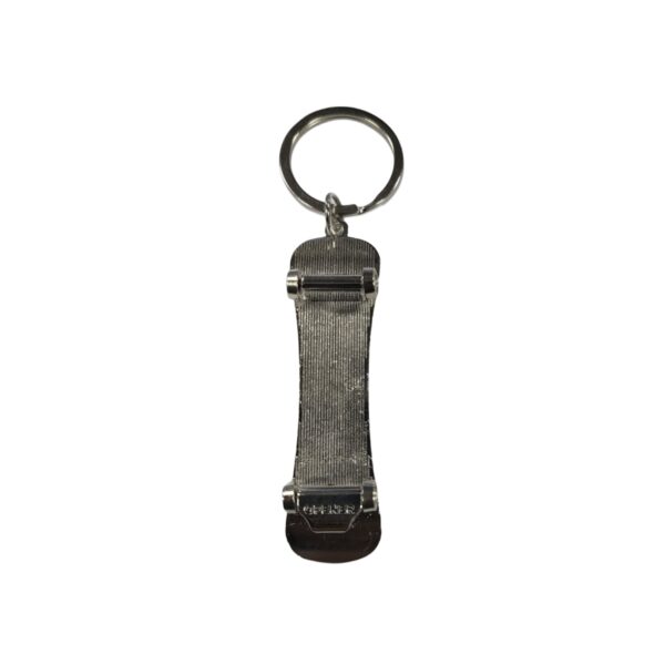 Florida Skateboard Metal Key Chain - "Sunny Day at Beach"