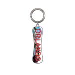 Florida Skateboard Metal Key Chain - "Orlando"