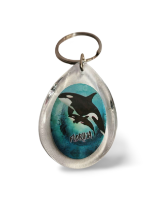 Florida Acrylic Key Chain - "Dolphin"