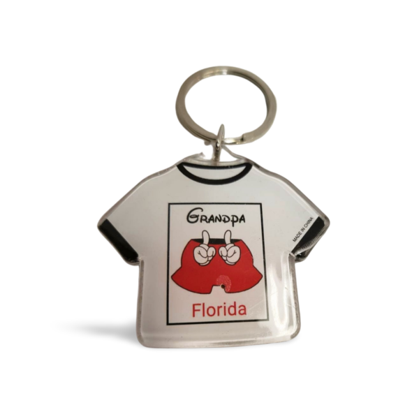 Florida Acrylic Key Chain - "GRANDPA FLORIDA"