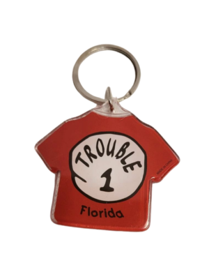 Florida Acrylic Key Chain - "TROUBLE 1"