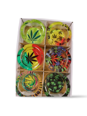 Glass Ashtray - "Weed Collection No.5"