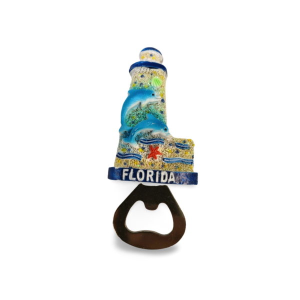 Florida Polyresin Magnet and Bottle Opener - "L Shaped Multi-Design"