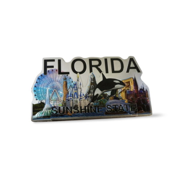 Florida 3D Magnet - "Sunshine State"