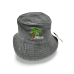 Florida 100% Cotton Bucket Hat - "Florida Tree Print" Black, Blue, Orange, Brown, Grey, Red