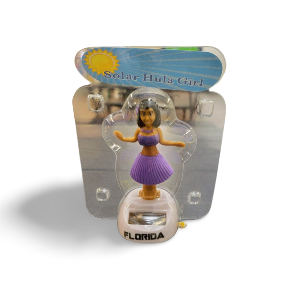 Solar Dancing Hula Girl - Yellow, Red, Purple, Blue, Green