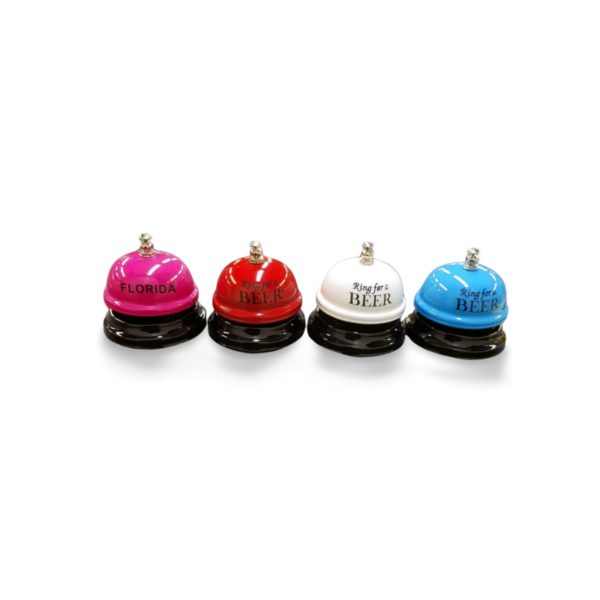 Florida Humorous Ring Bell - "Multi Type Text" Magenta, Red, White, Blue