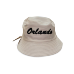 Florida 100% Cotton Reversible Bucket Hat "Florida Orlando" - Brown, Blue, Green, Black, Grey, White