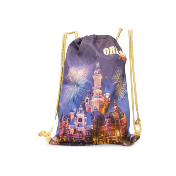 Florida String Backpack - "Orlando Night Castle"